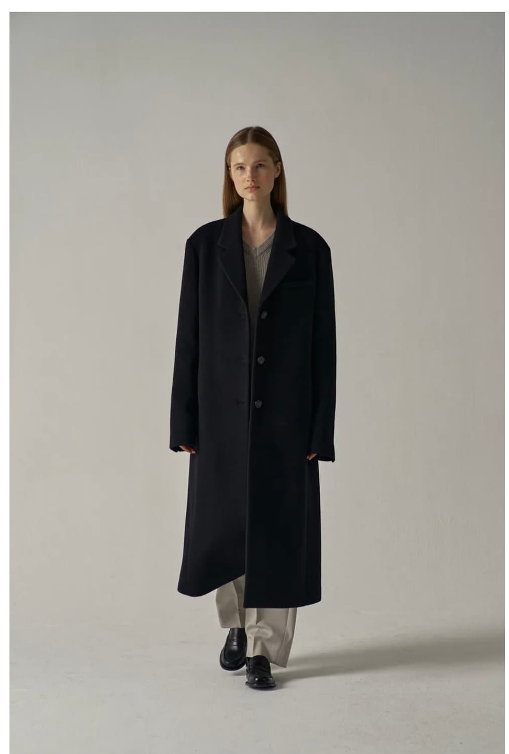 파사드패턴 캐시미어 테일러드 코트 상품이미지1