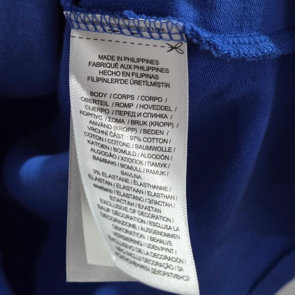 폴로랄프로렌 우먼 피케 카라 반팔티 블루 M 상품이미지4