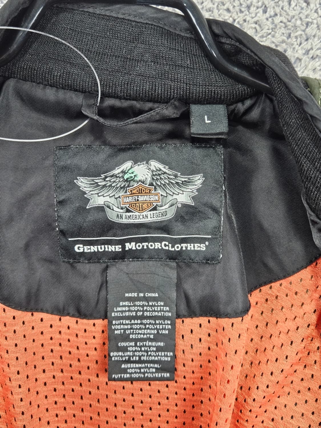 할리데이비슨 모터사이클 봄버 레이싱 자켓 ( L ) / 11670 상품이미지6