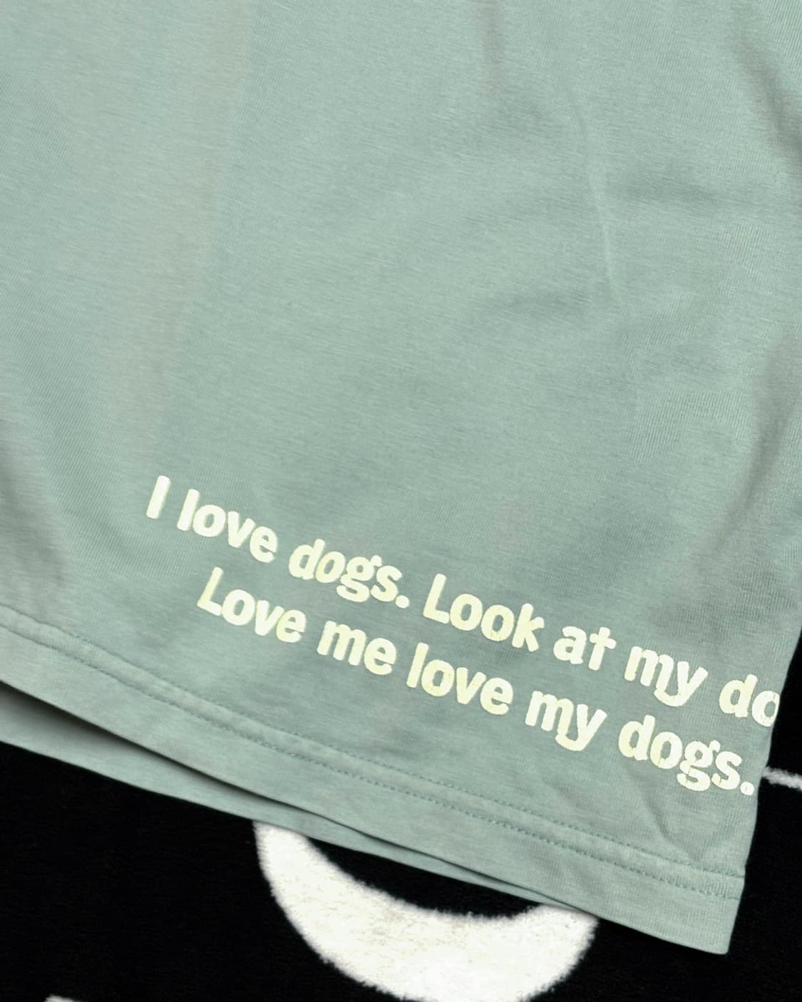 일본빈티지 love dog 긴팔티 상품이미지4