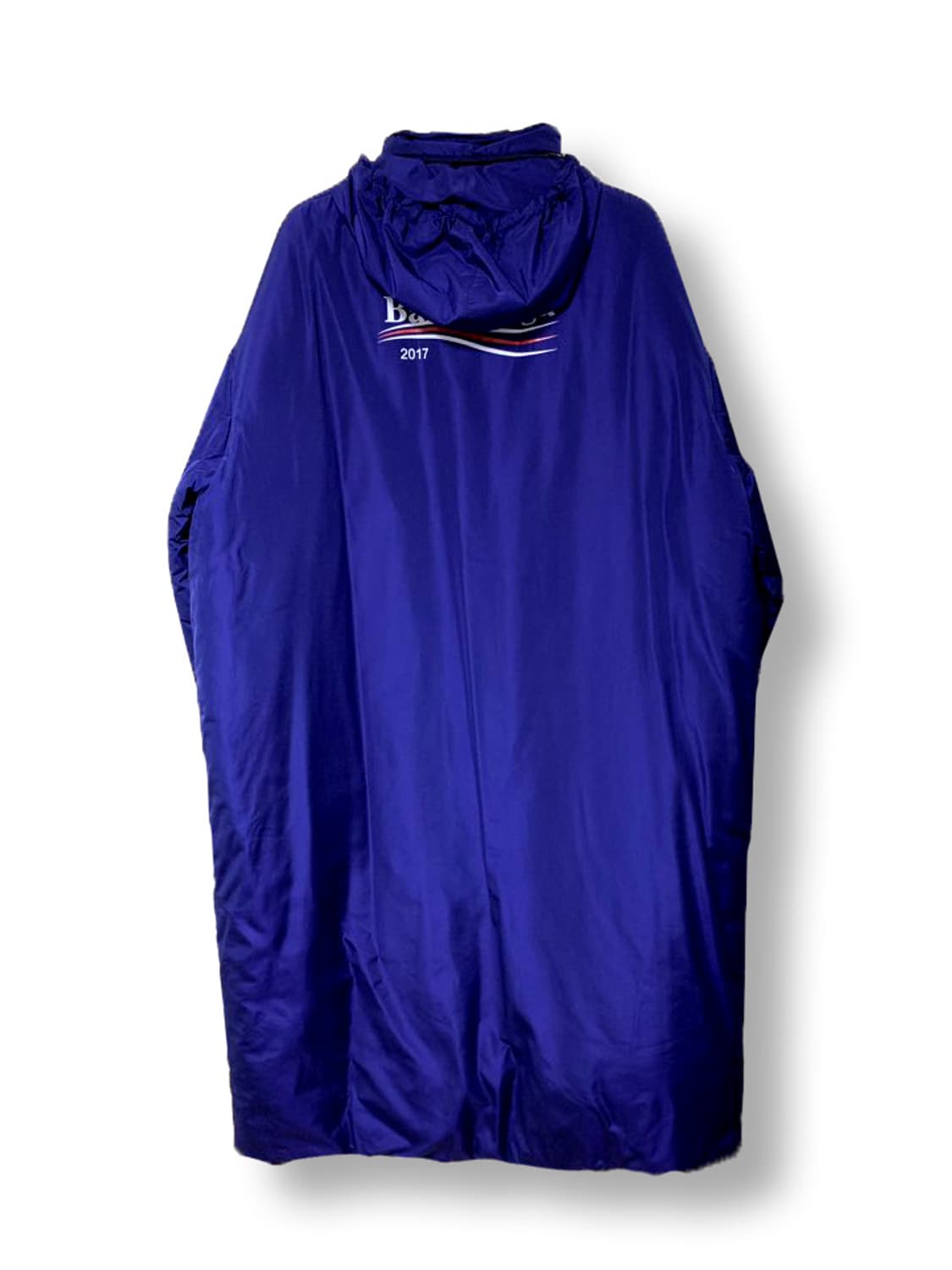 발렌시아가 17 웨이브로고 롱패딩 블루 44 상품이미지2