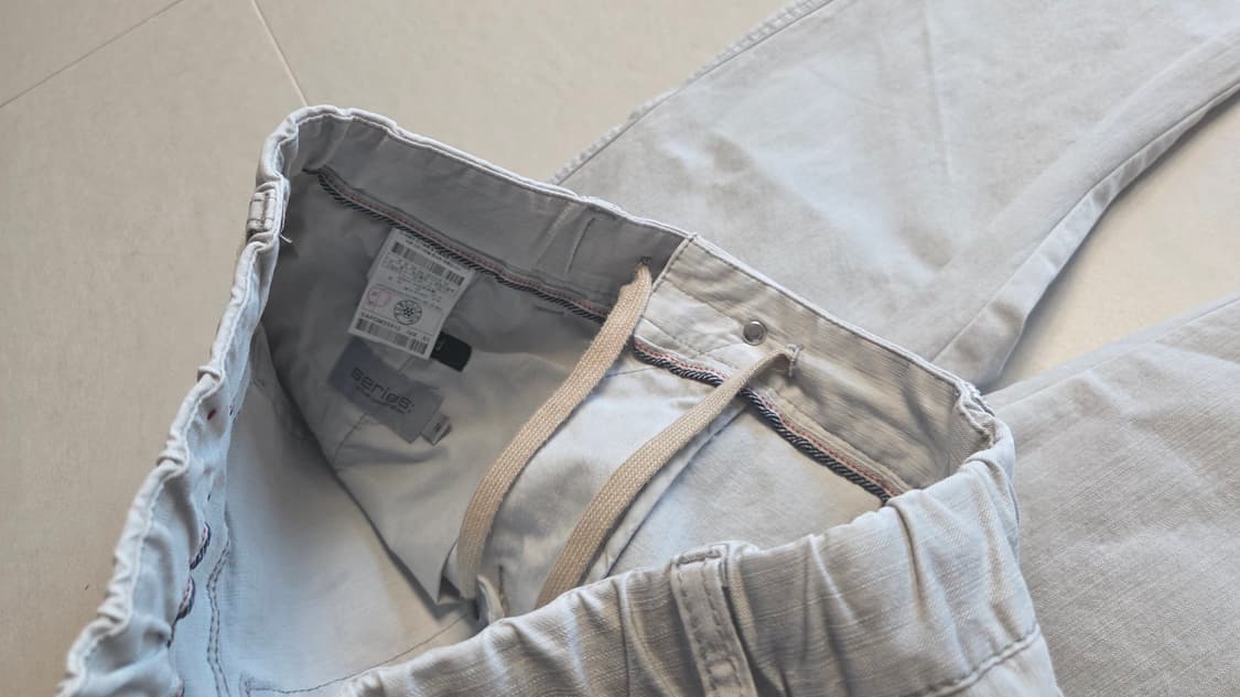 Series 시리즈 릴렉스드 크림 루나다잉 데님 팬츠 상품이미지9