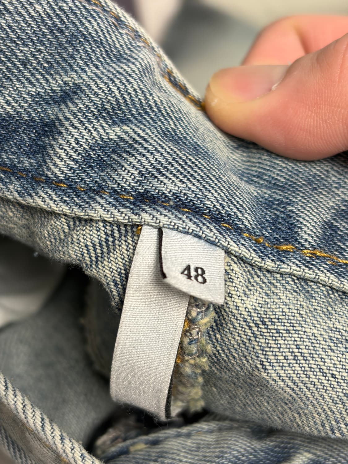 [48] 노이어 디스트로이드 플레어 데님 라이트블루 상품이미지4