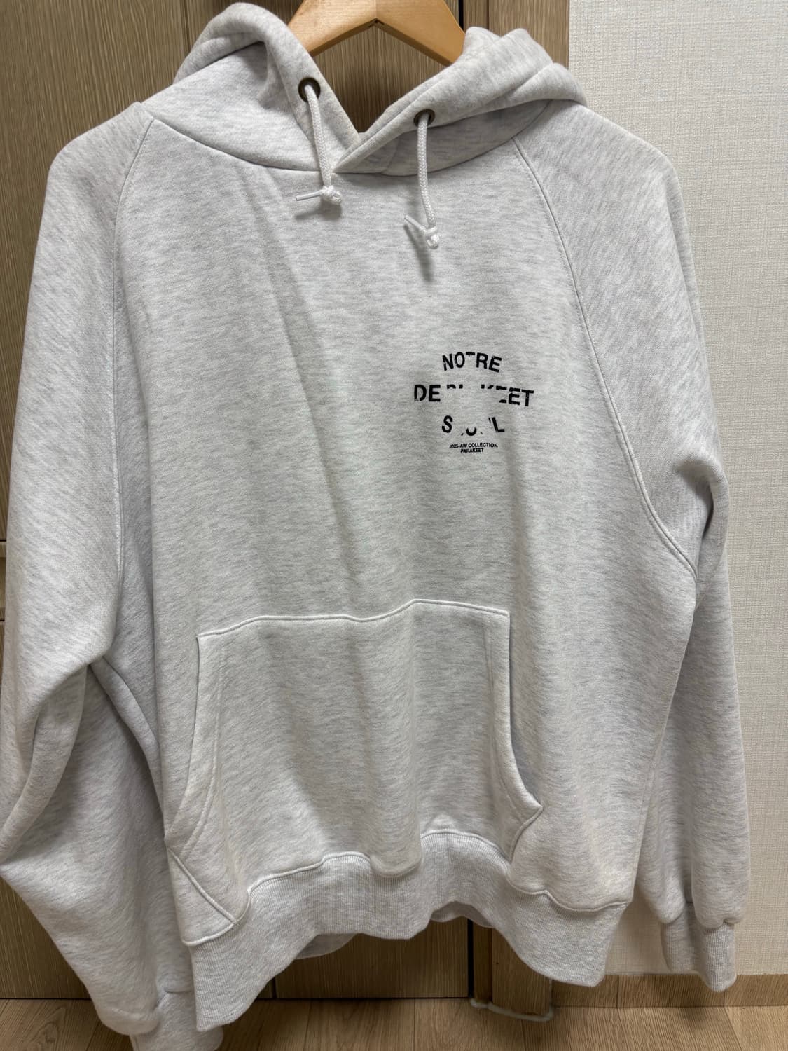 Parakeet damage printed hoodie 상품이미지3