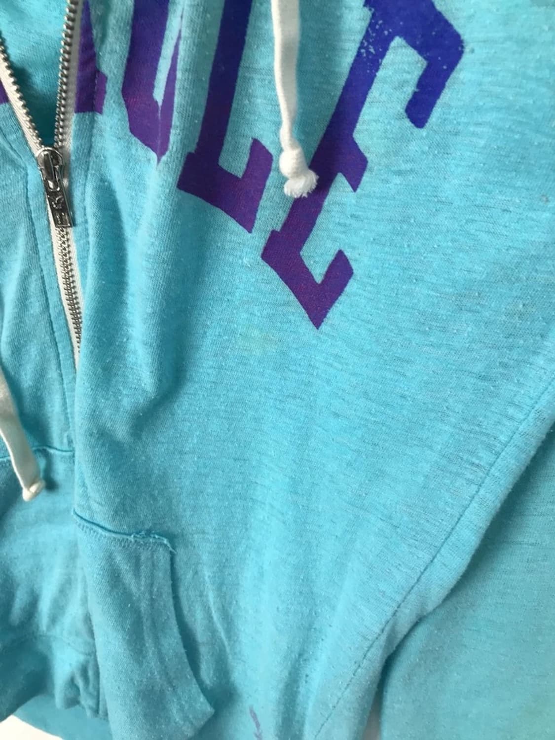 American Eagle Sky Blue Zip Hoodie 상품이미지5