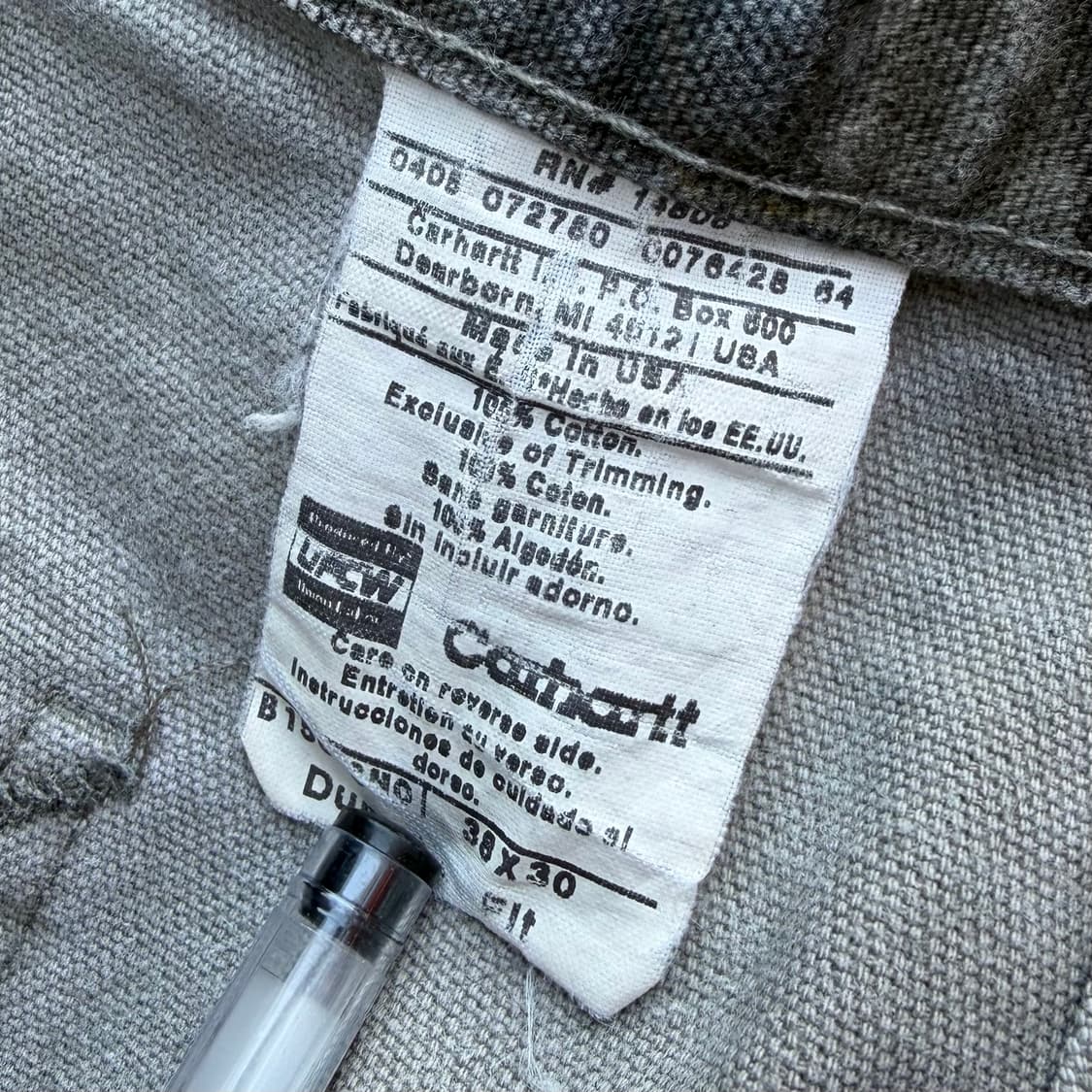 OG 칼하트 B158 CMO 리얼트리 싱글니 카펜터팬츠 상품이미지9