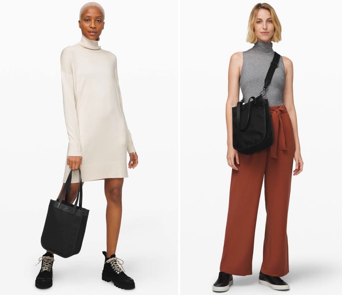 룰루레몬 100%소가죽 크로스 겸 숄더백 가방 상품이미지2