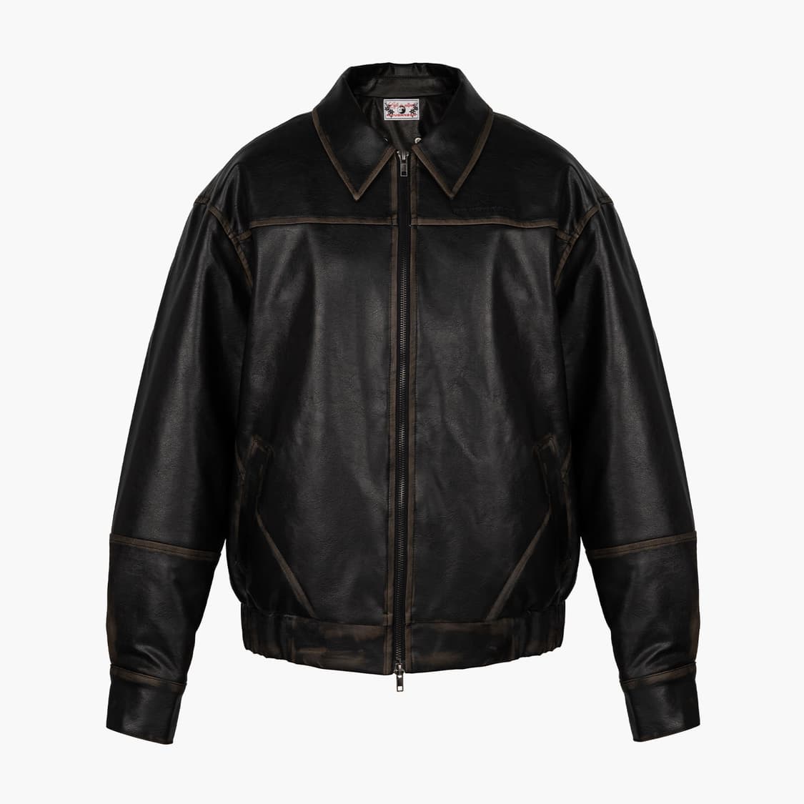 ROUGHNECK Washing Leather Blouson Jacket 상품이미지1