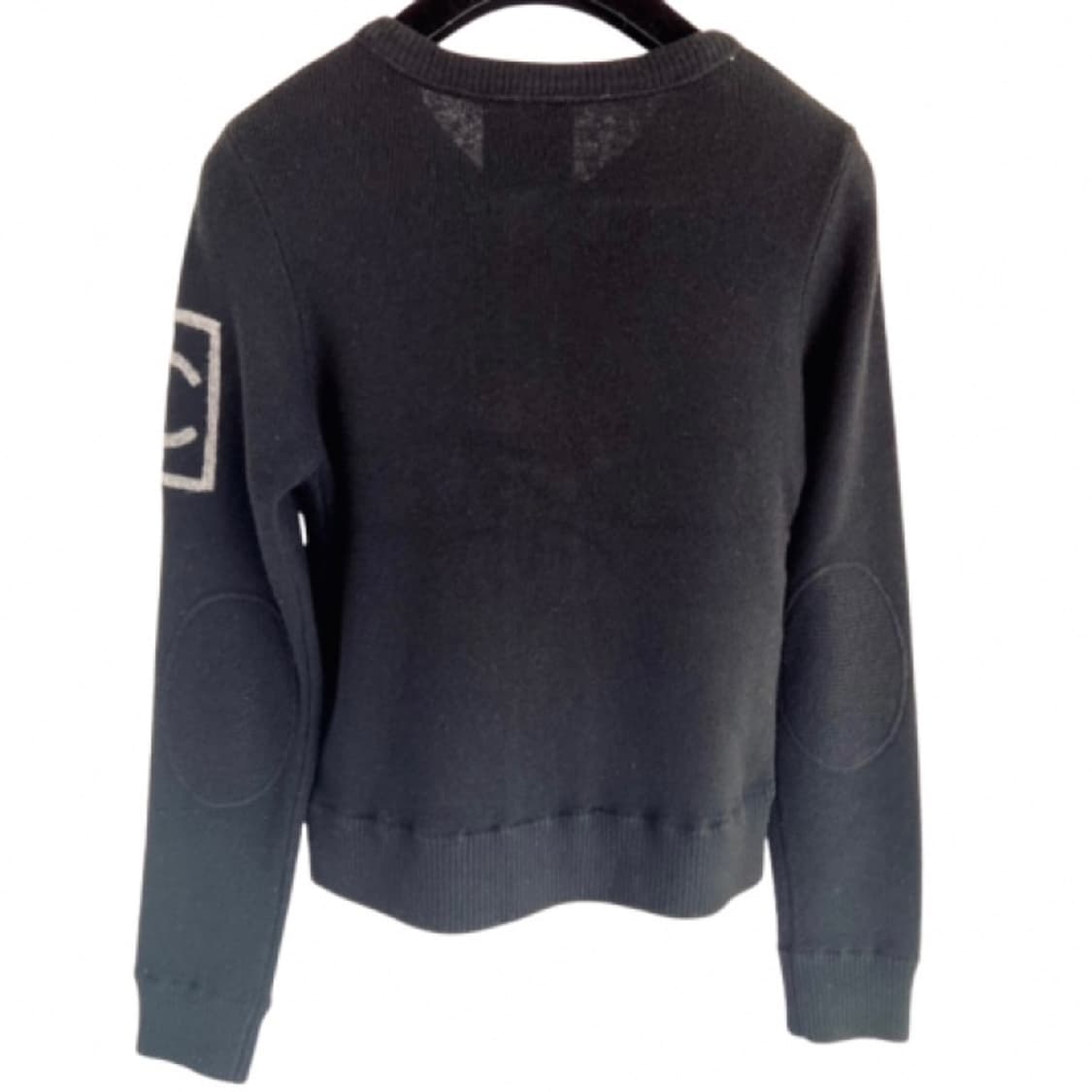 [감정서 발급] 샤넬 로고 울집업 가디건 상품이미지4