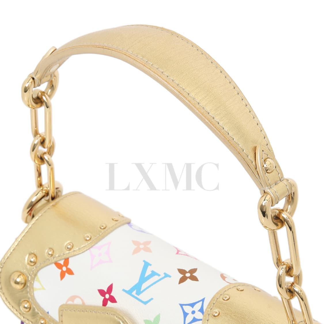 루이비통 멀티화이트 마를린 오르 골드 체인 숄더 M40206 상품이미지6