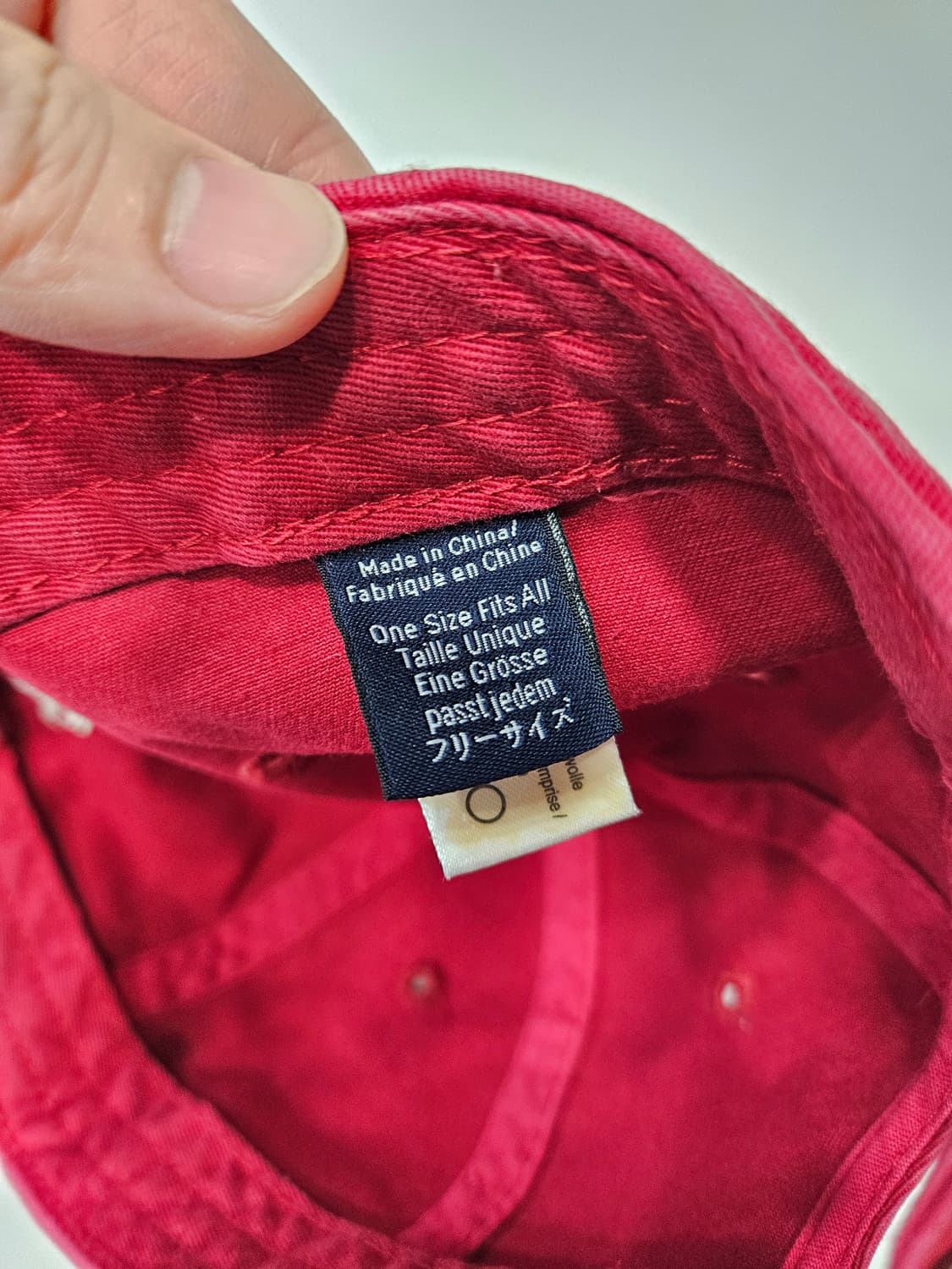 올드아크테릭스 엠브로이더리 볼캡 워싱레드 상품이미지4