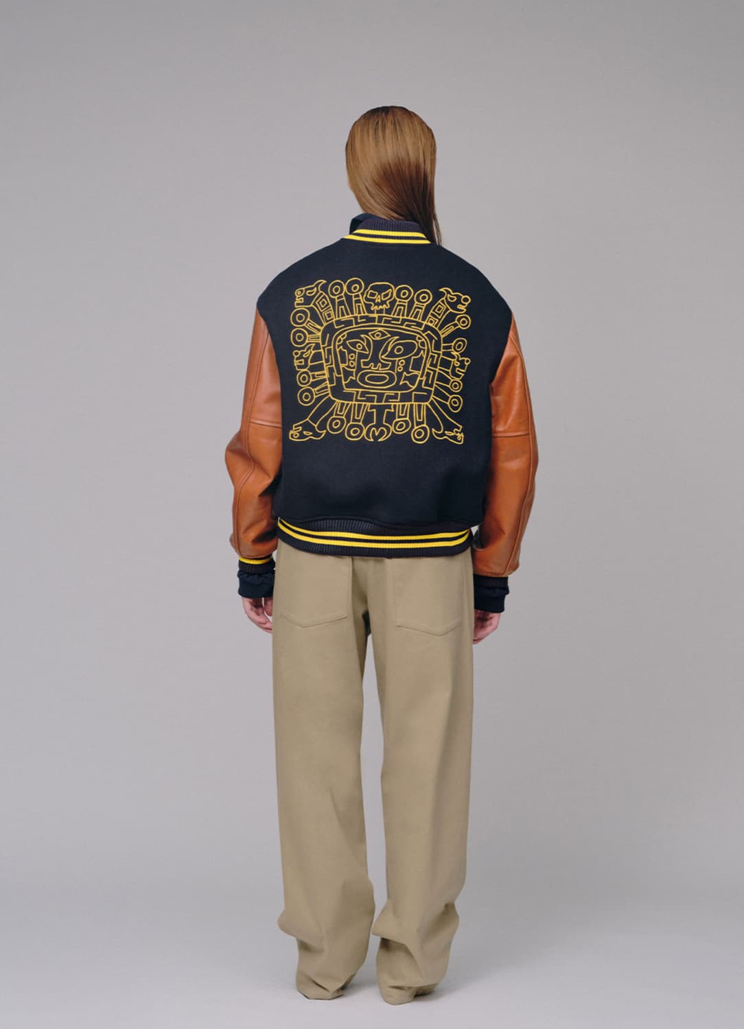 STU X HANK Varsity Jacket 바시티 자켓 팔아요 상품이미지4