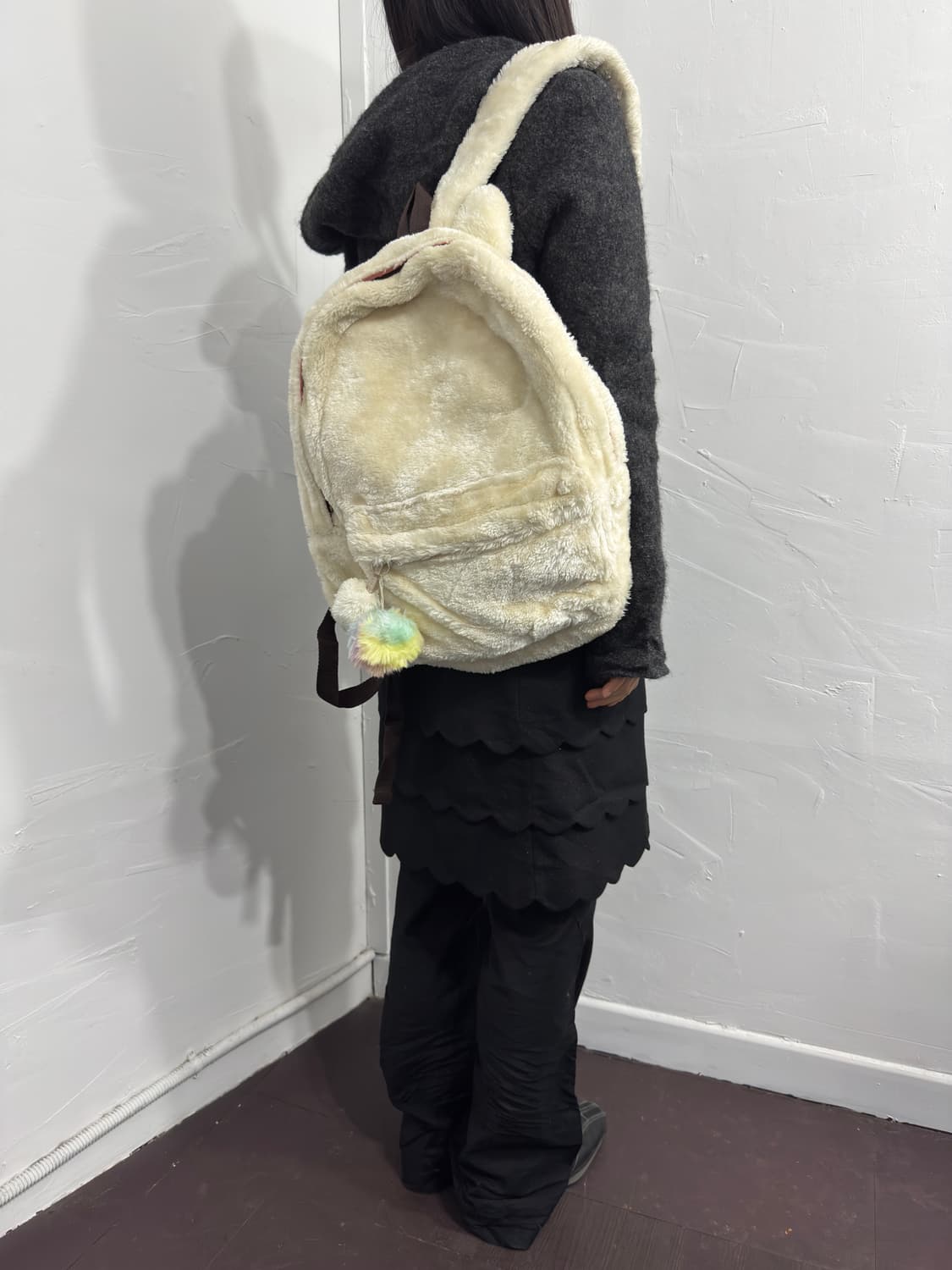 fur bear backpack 상품이미지6
