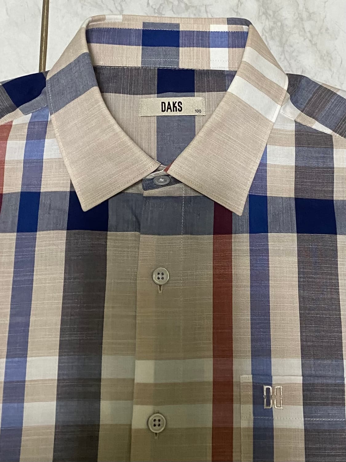 닥스 체크 셔츠 사이즈 100 상품이미지2