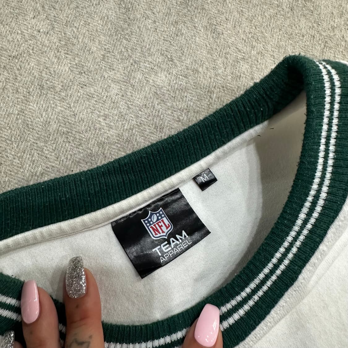 NFL 뉴욕 재츠 JETS 빅로고 자수 반팔티M 상품이미지4