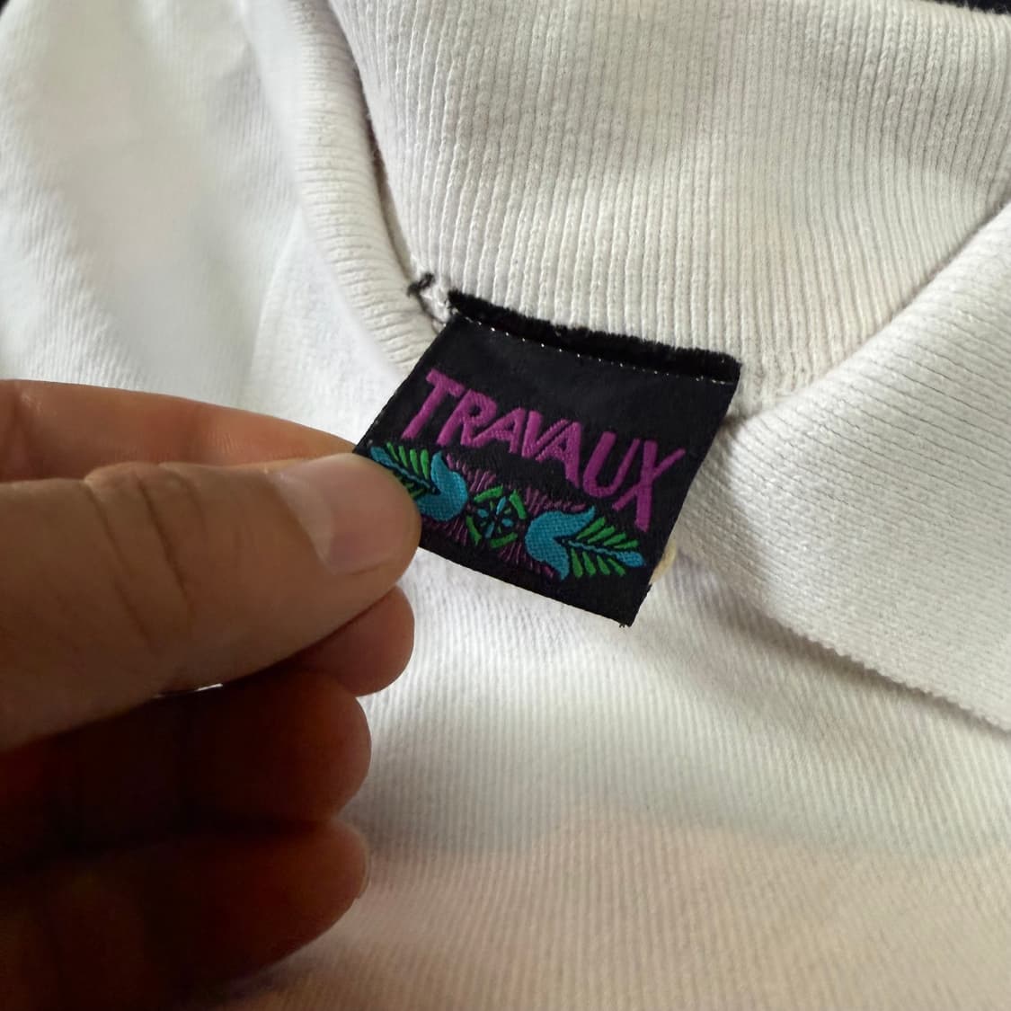 90's Travaux 인디애나 후지어스 카라 넥 스웻셔츠 M 상품이미지6