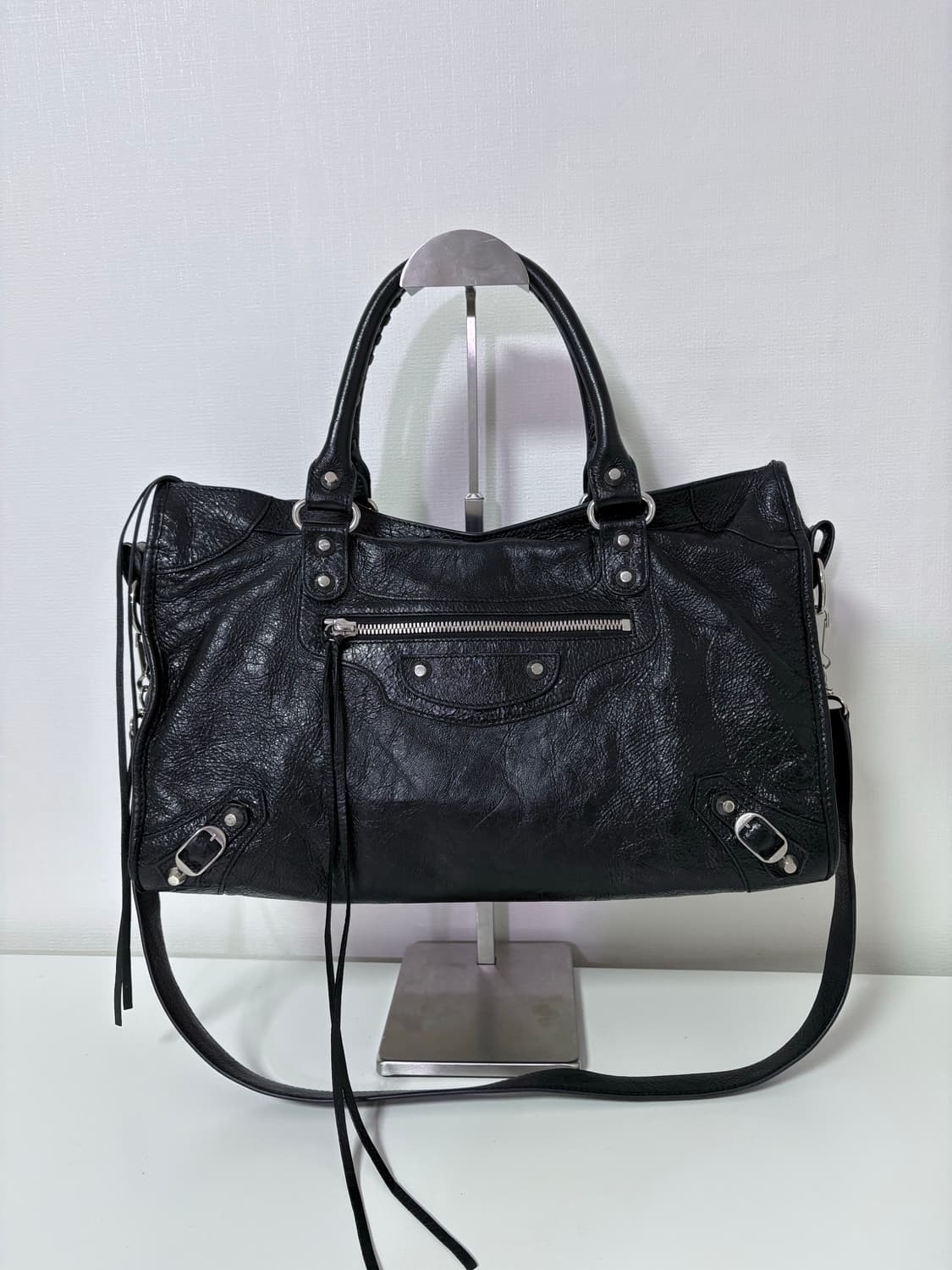 발렌시아가 르시티 미디엄 블랙 상품이미지1