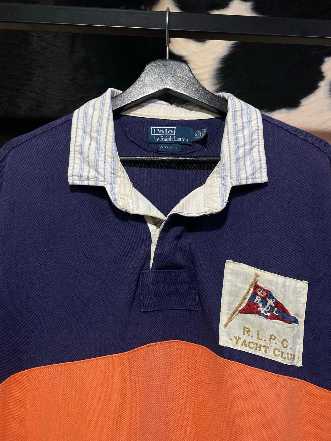 Polo Ralph Lauren 요트클럽 패치 디테일 럭비 반팔 티셔츠 상품이미지2