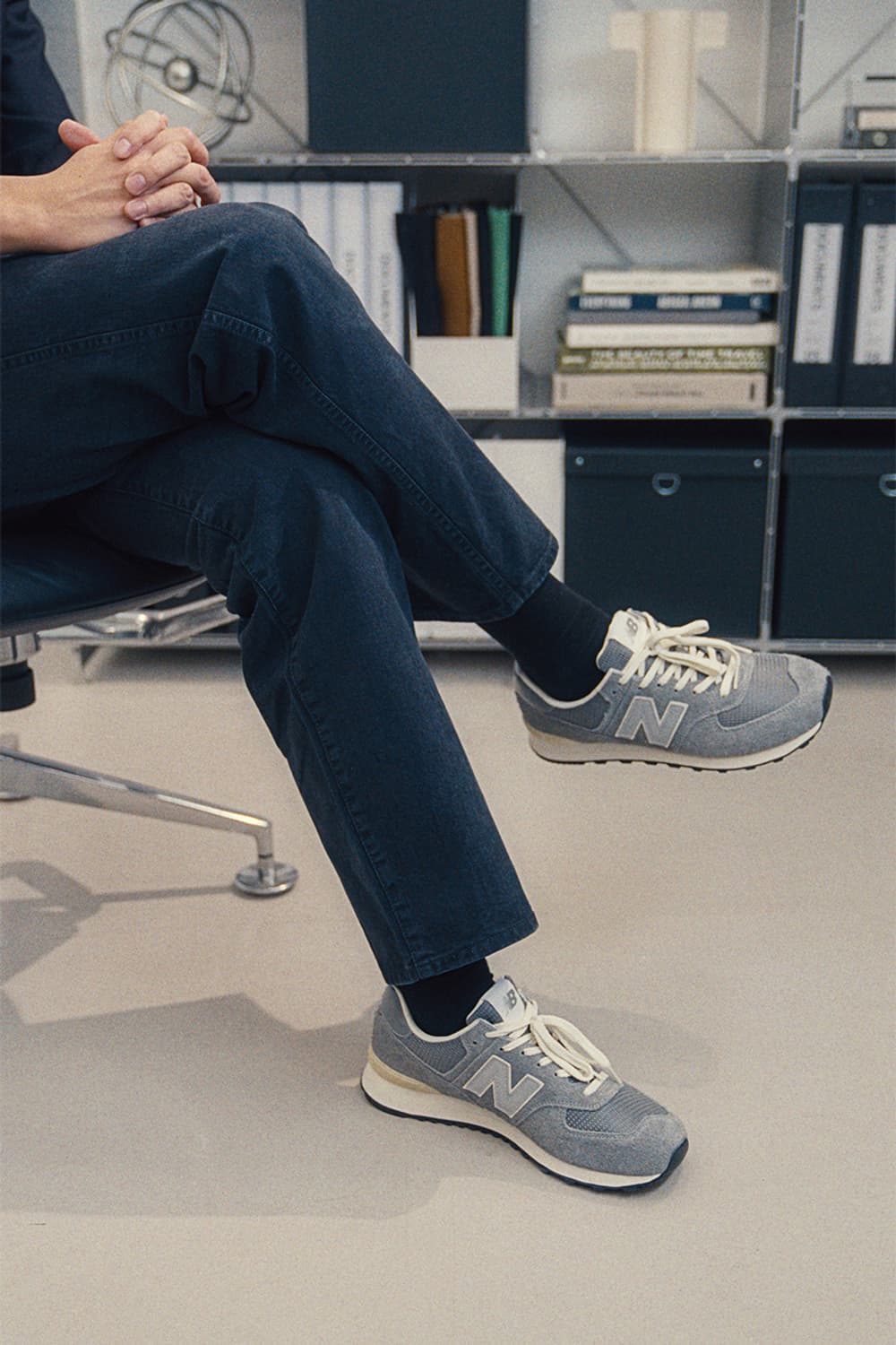 뉴발란스 X 포터리 574 프리미엄 소프트 그레이 280사이즈 상품이미지3