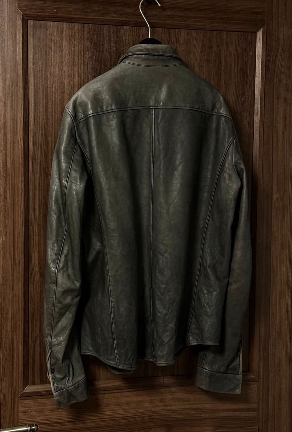 Carpe diem washable leather jacket 상품이미지3