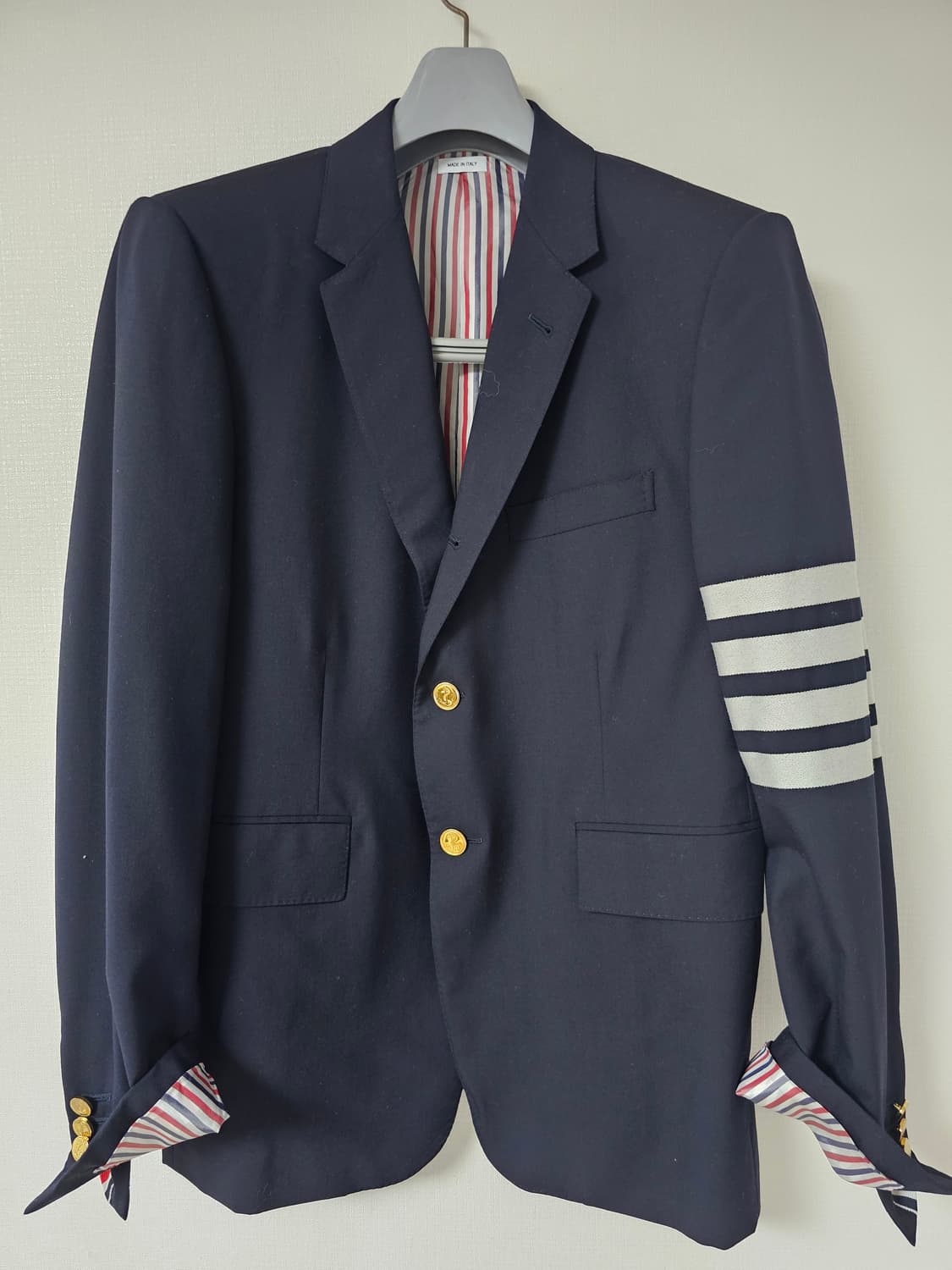 톰브라운 24fw 플레인위브 금장 울 자켓(2/정품/S급) 상품이미지1