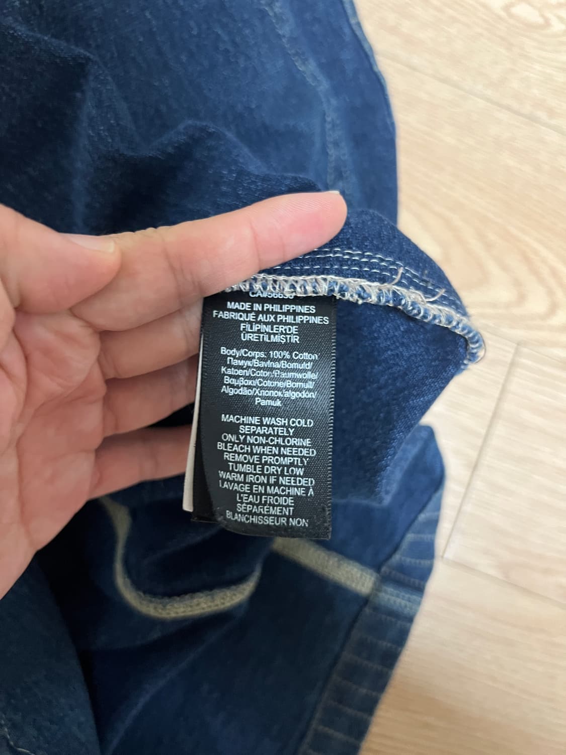 RRL 더블알엘 인디고 스트라이프 저지 커버올 자켓  상품이미지5