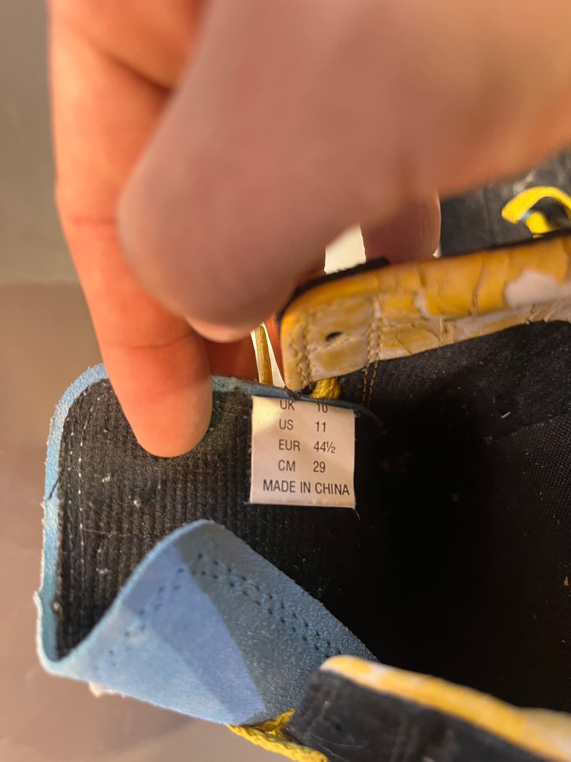 푸마 브라질 스웨이드 스니커즈 블랙/블루 (290mm, 2006년) 상품이미지10