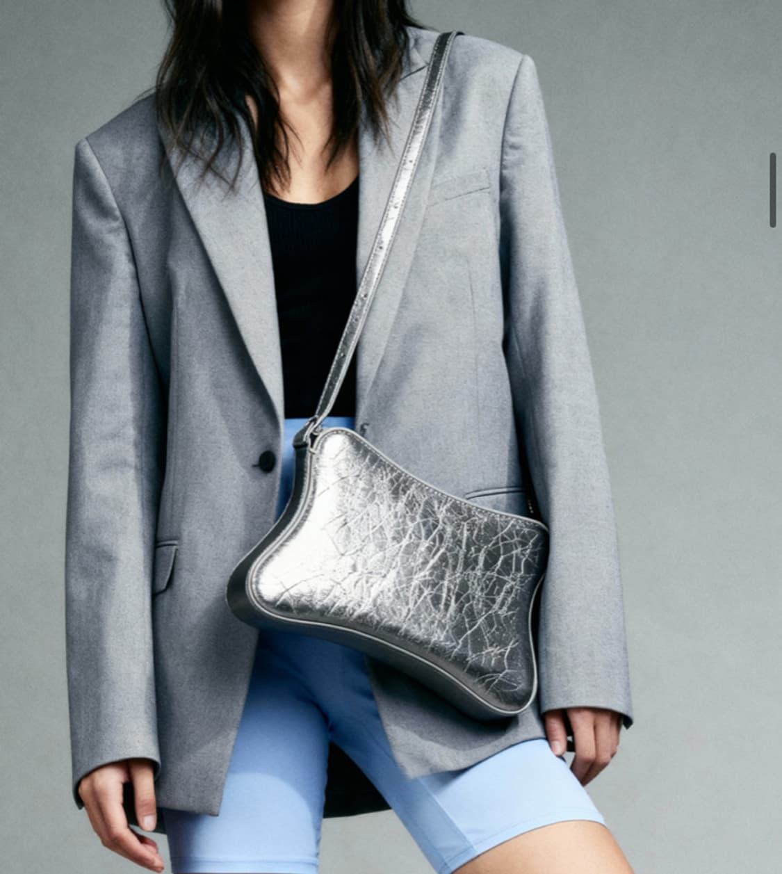 샤클라라 샤호 실버 숄더백 상품이미지1