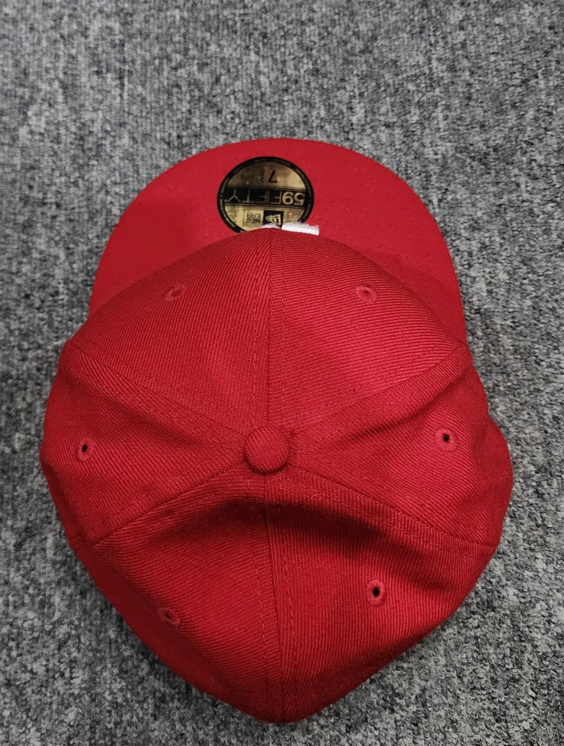 뉴에라 LA 다저스 59FIFTY 스칼렛 레드 스냅백 모자 58.7 상품이미지6