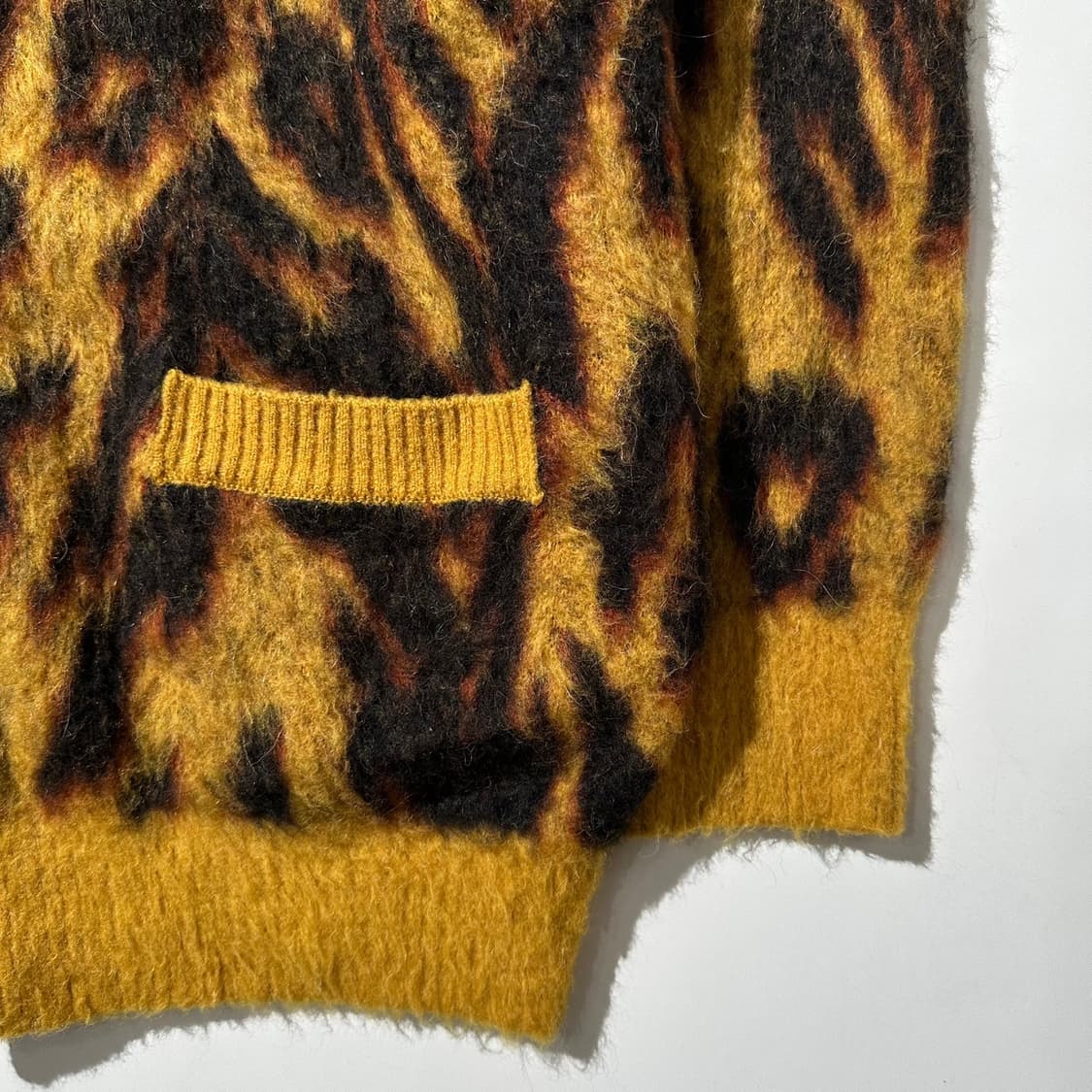 MMIC 울 알파카 레오파드 니트 가디건 상품이미지6