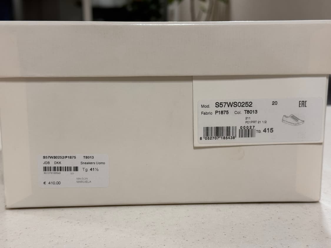 메종 마르지엘라 타비 로우 블랙 상품이미지2