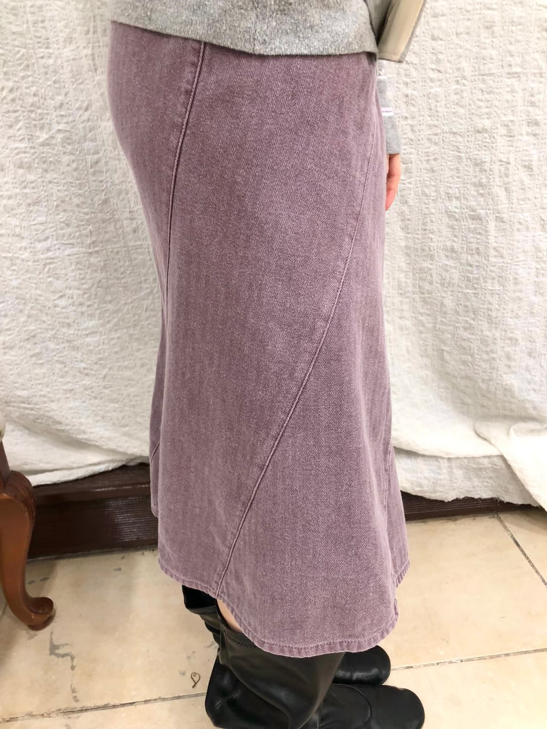 lavender wave midi skirt 상품이미지3