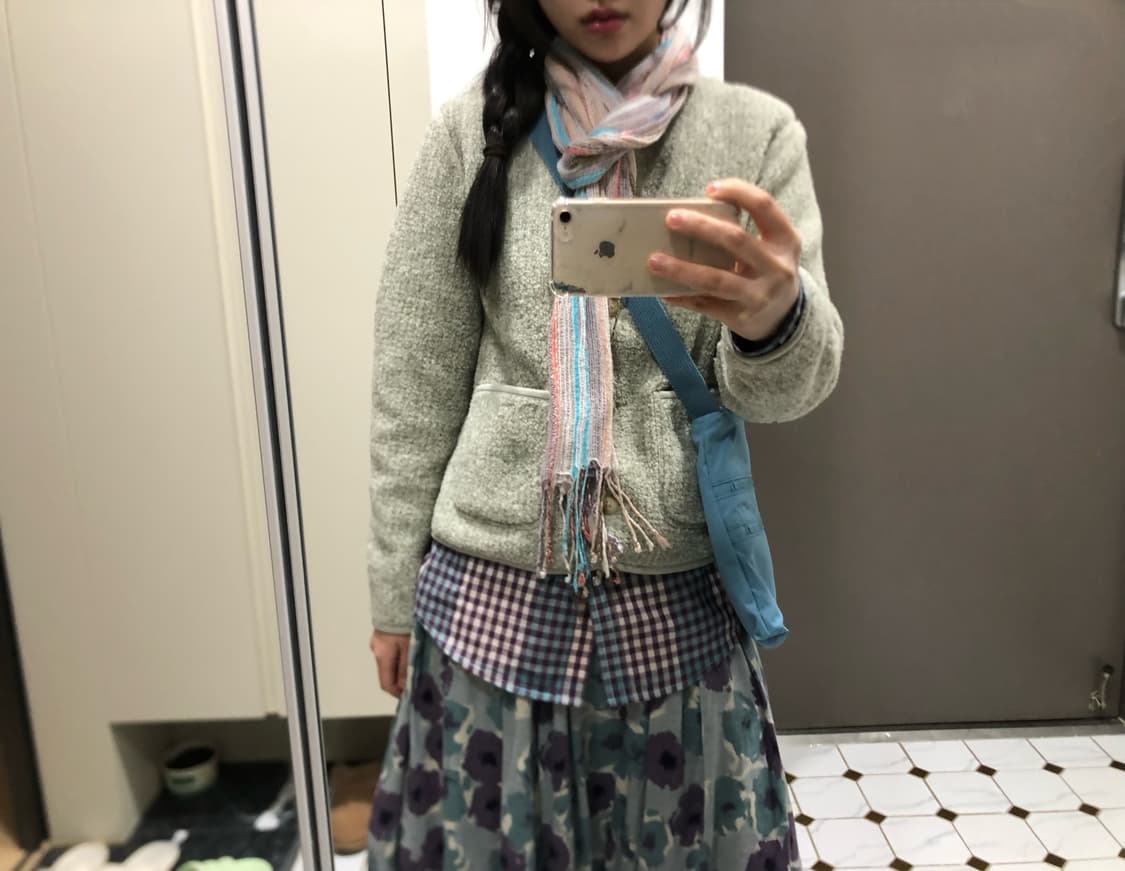 빈티지 플라워 스커트 상품이미지1