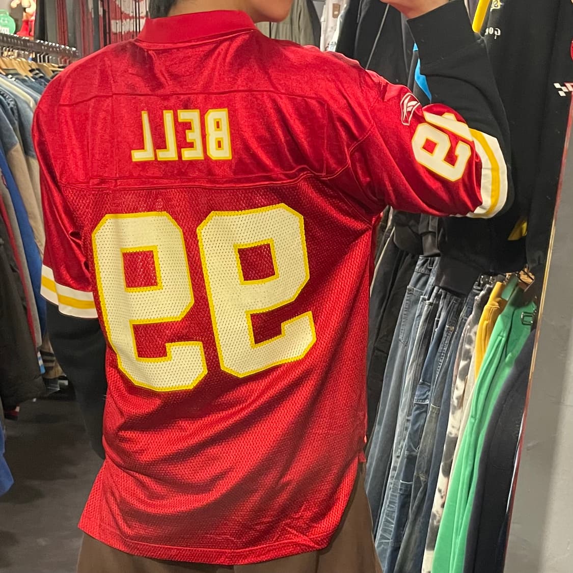 [IM]리복 NFL 져지 캔자스시티 치프스 Bell 레드 No.99 상품이미지7