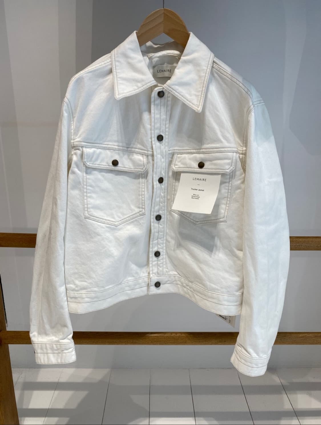 르메르 트러커 데님 자켓 화이트 46 상품이미지1