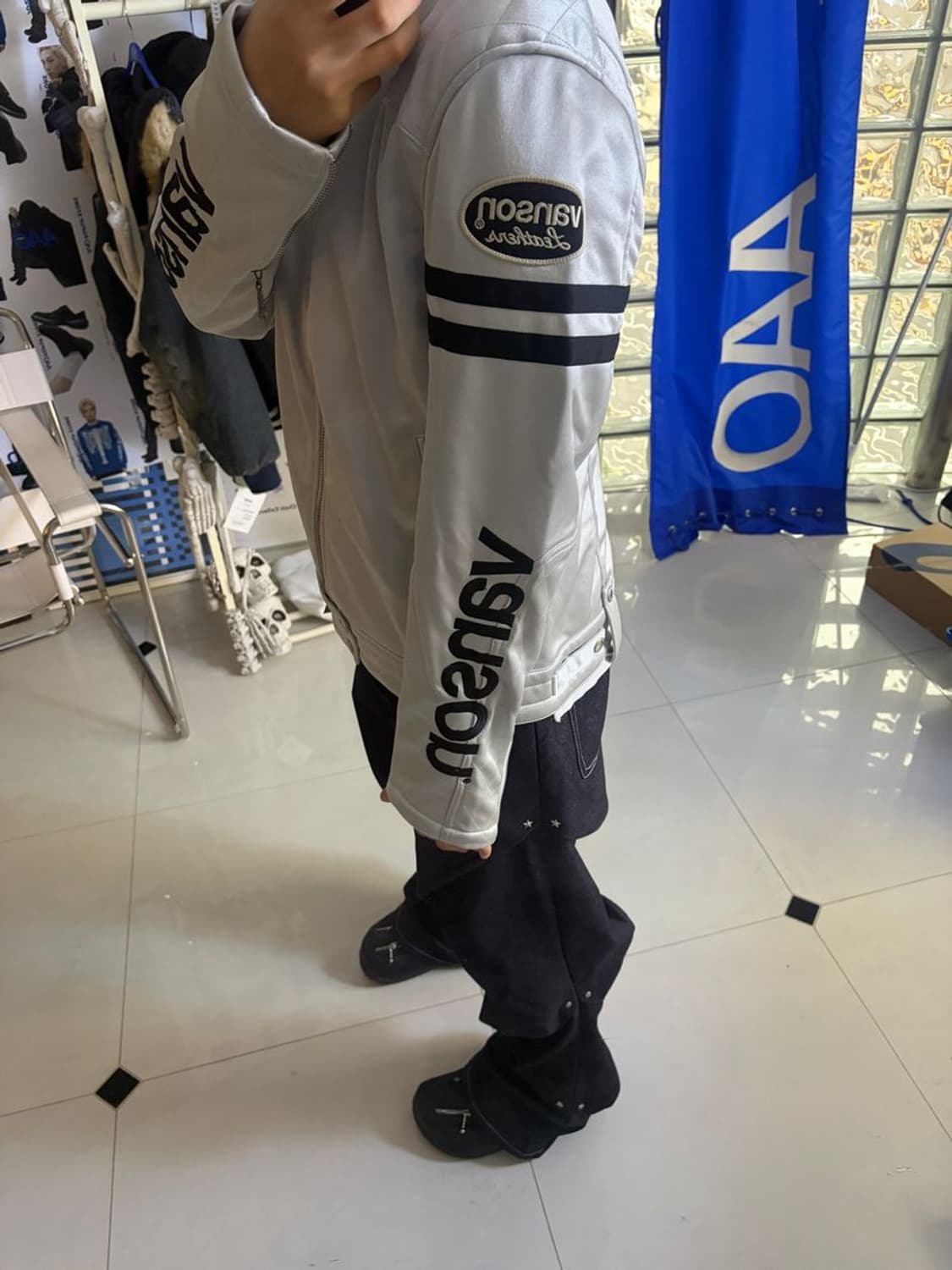 BONE RIDERS JACKET  50주년 기념 재킷 NVSZ-2415 상품이미지2