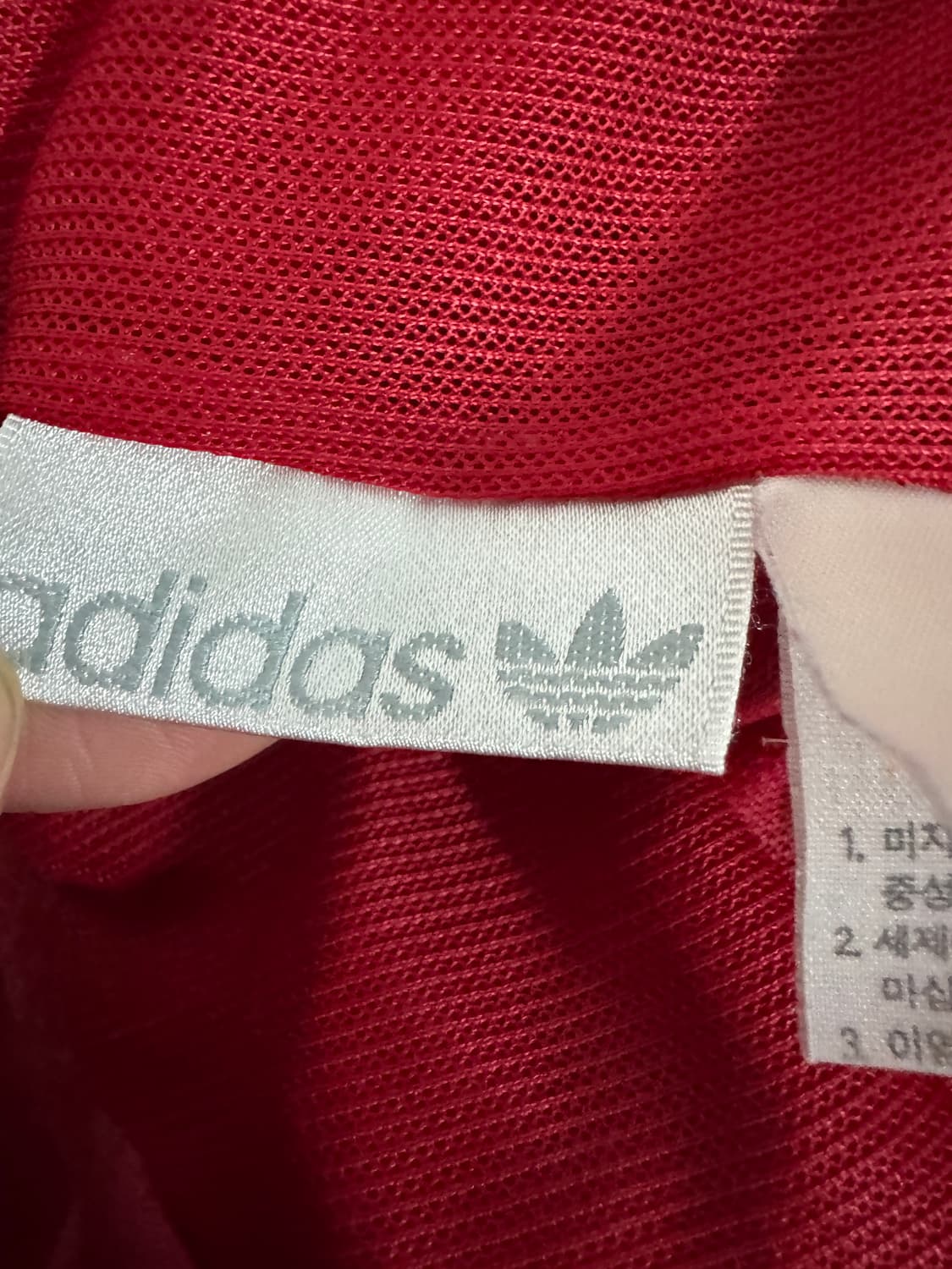 아디다스 올드스쿨 레드 트랙팬츠 XL 33인치 상품이미지4