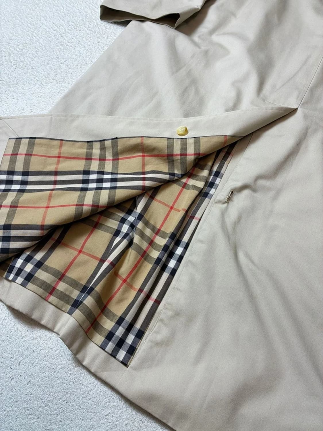 버버리 90's 싱글 시그니처 트렌치 코트 PN7542 상품이미지9