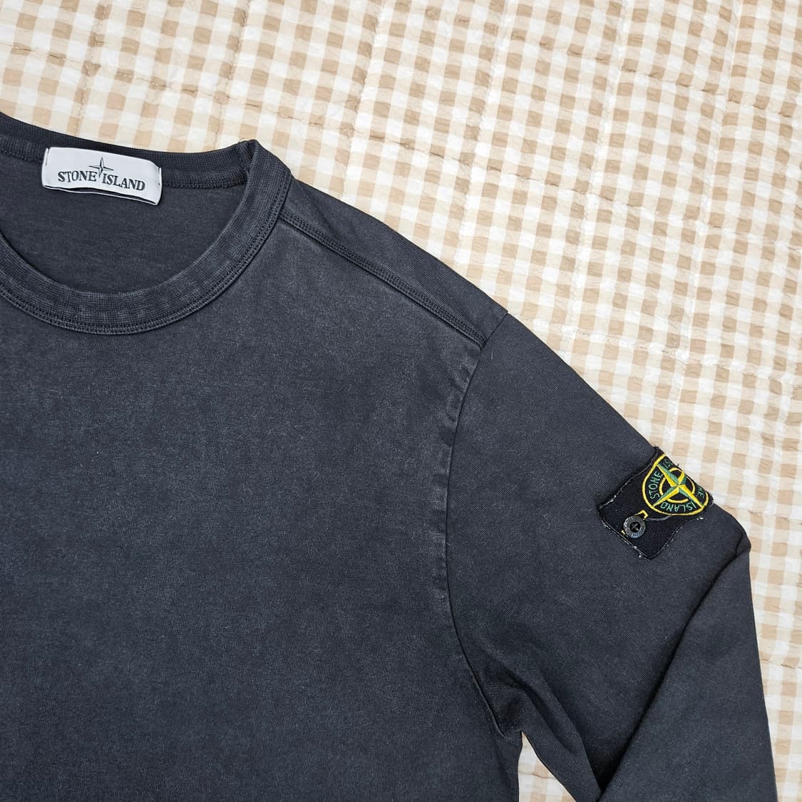 스톤아일랜드 간절기 긴팔 면티 남자100 상품이미지4