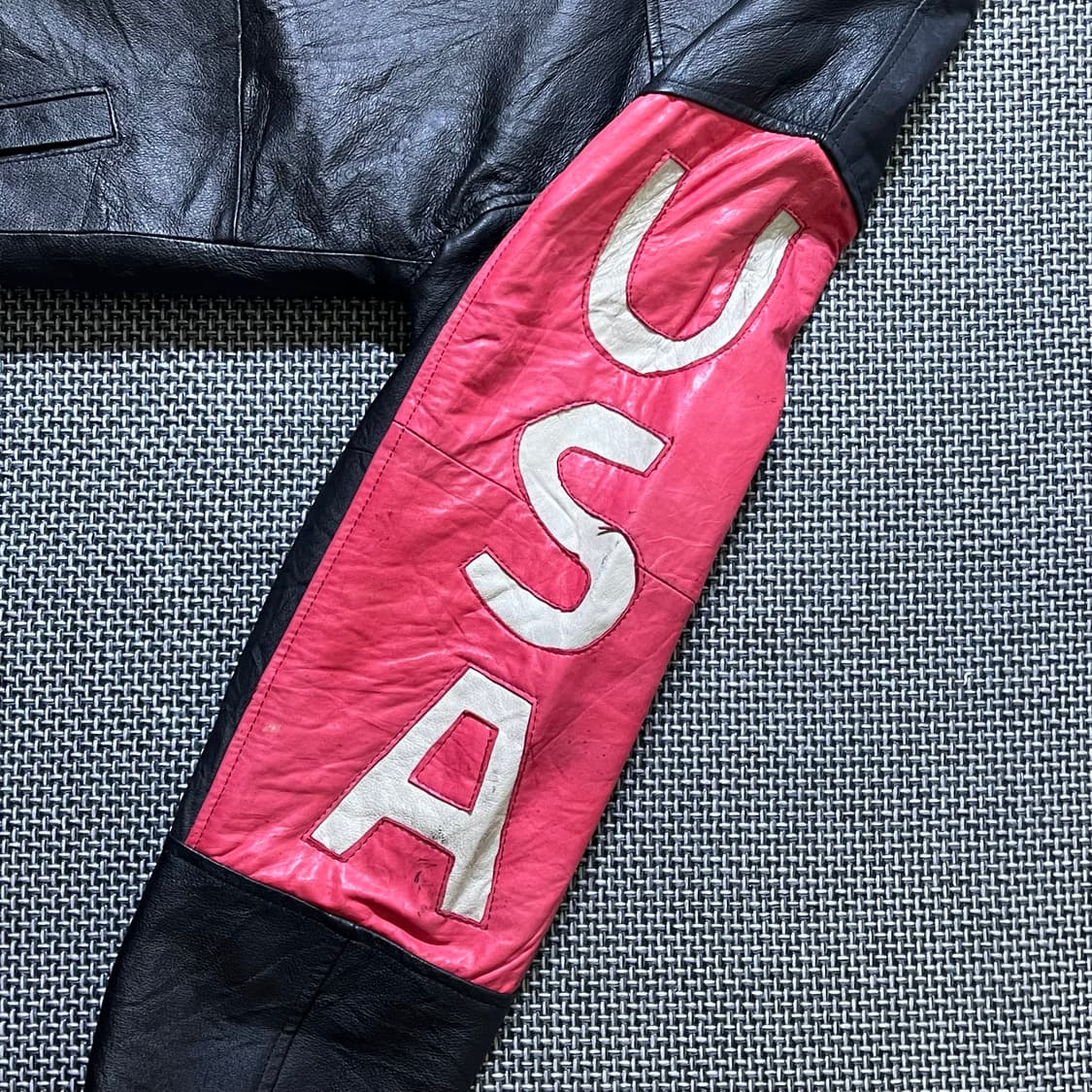 빈티지 USA 플래그 레더자켓 (kold_8402) 상품이미지4