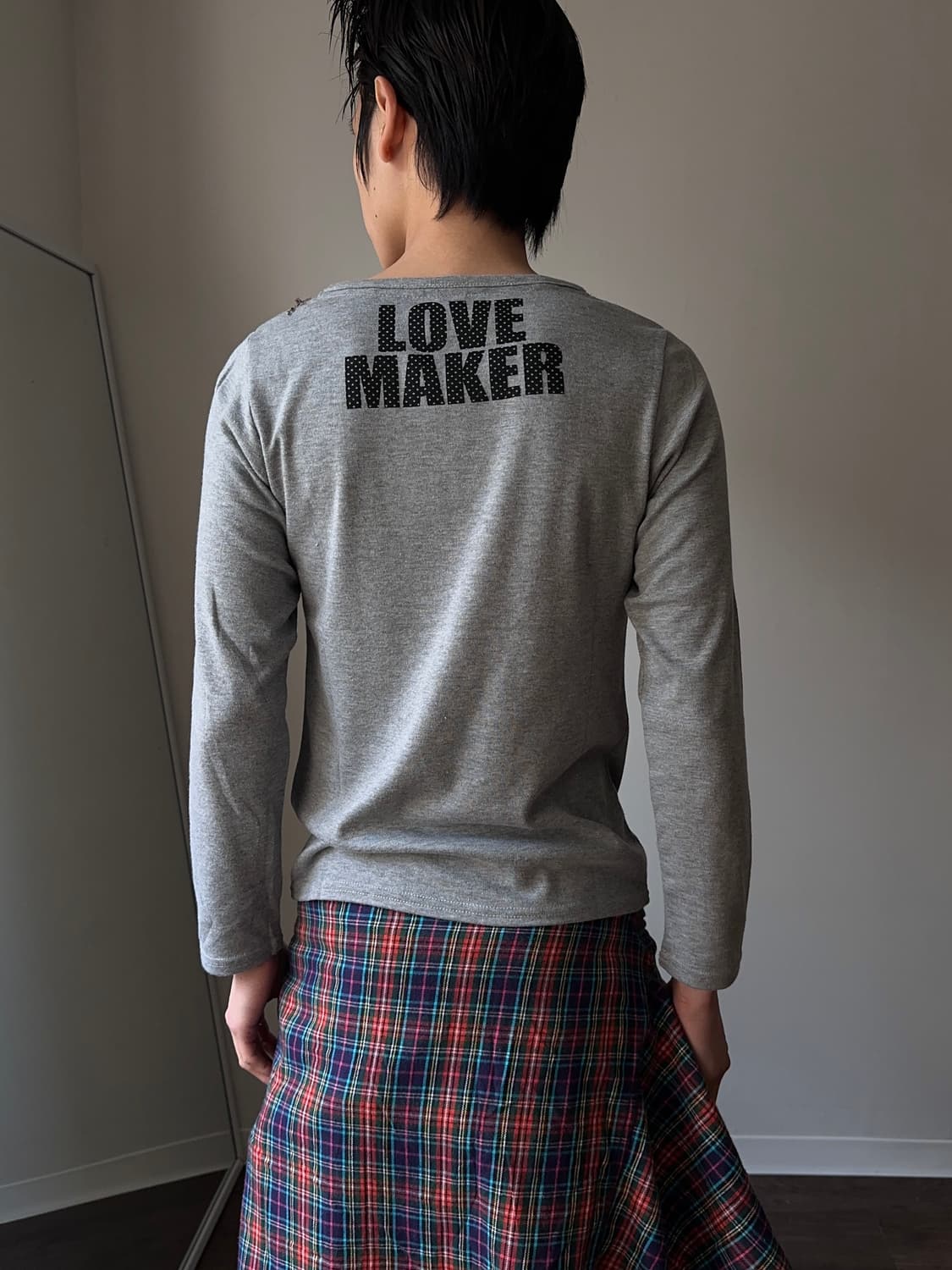 Cherry Pop 섹슈얼 프린트 롱 슬리브 상품이미지5