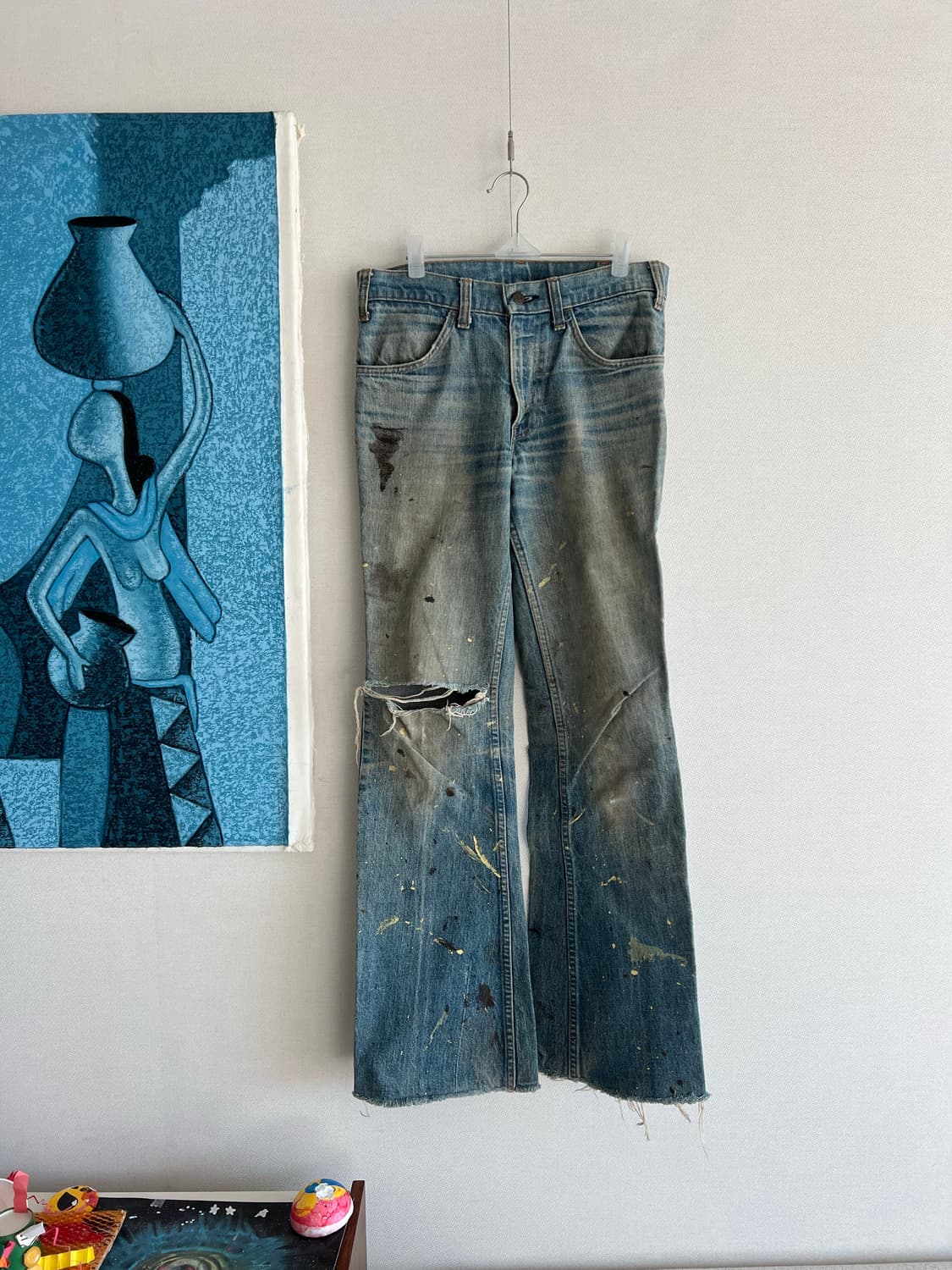 1970년대 오리지널 리바이스 빈티지 오렌지탭 646 상품이미지1