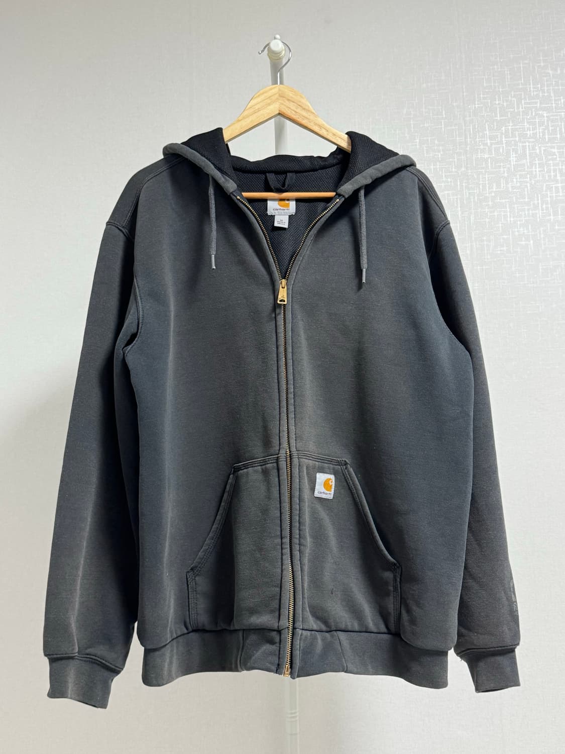 칼하트 써멀 후드 집업 차콜 M 상품이미지1
