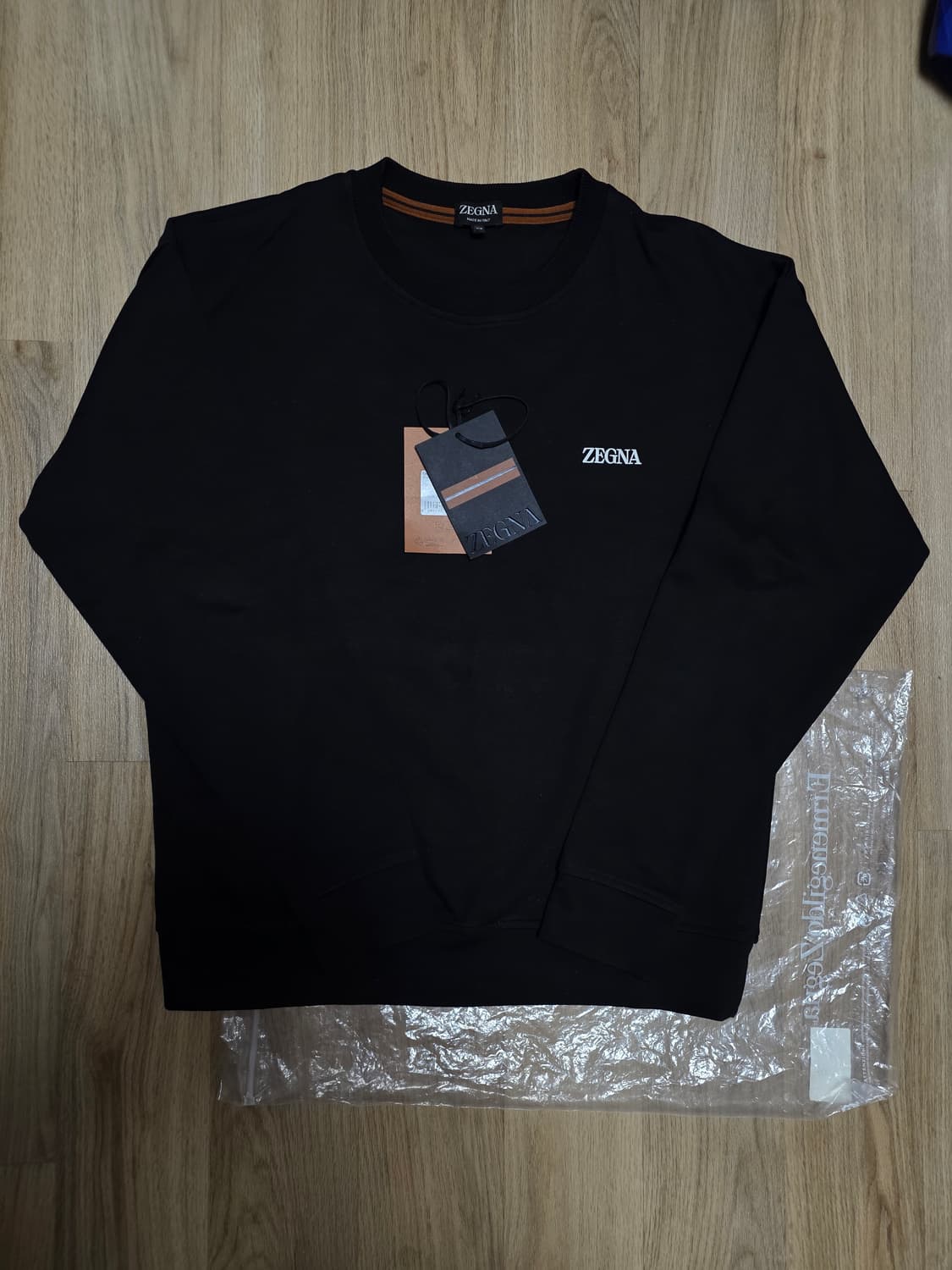 에르메네질도 제냐 맨투맨 블랙색상 정품 판매합니다. zegna 상품이미지1