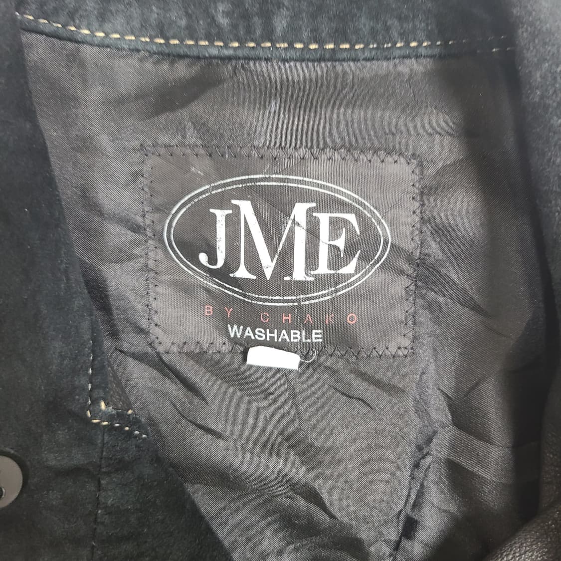 JME by CHAKO 워셔블 천연가죽 셔츠 자켓 상품이미지5