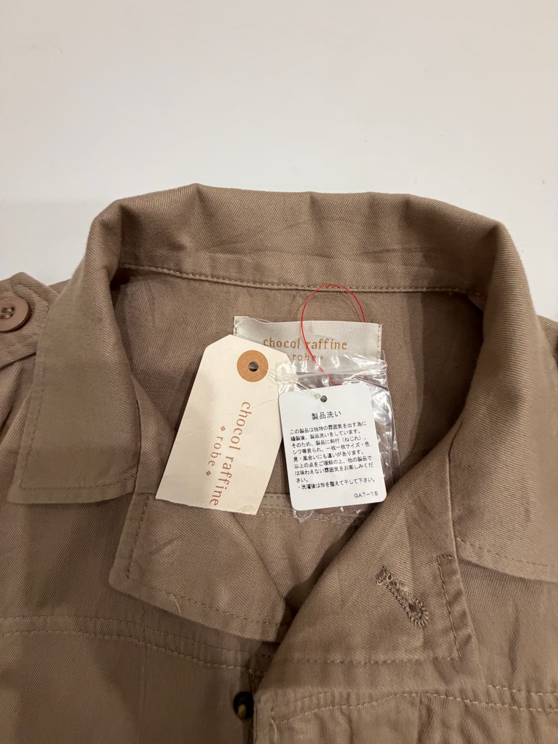 베이지 밀리터리 코튼 자켓 상품이미지6