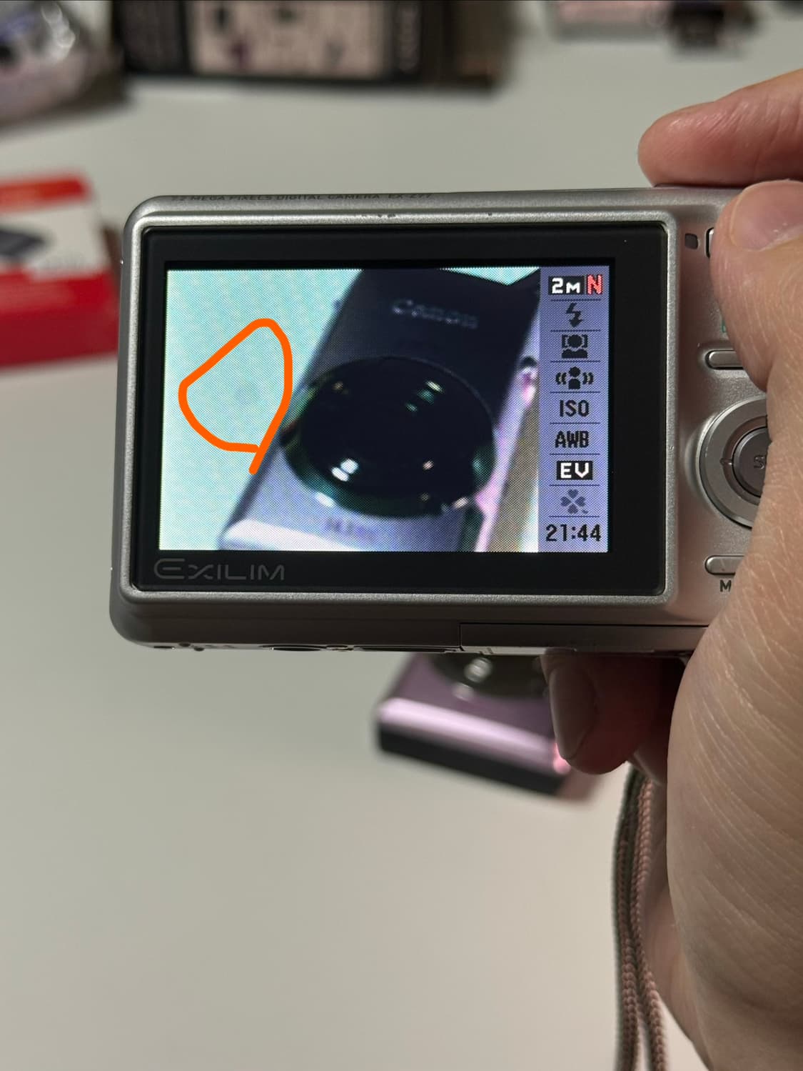 실버 빈티지 디카 카시오 엑슬림 Z77 작례o 상품이미지10