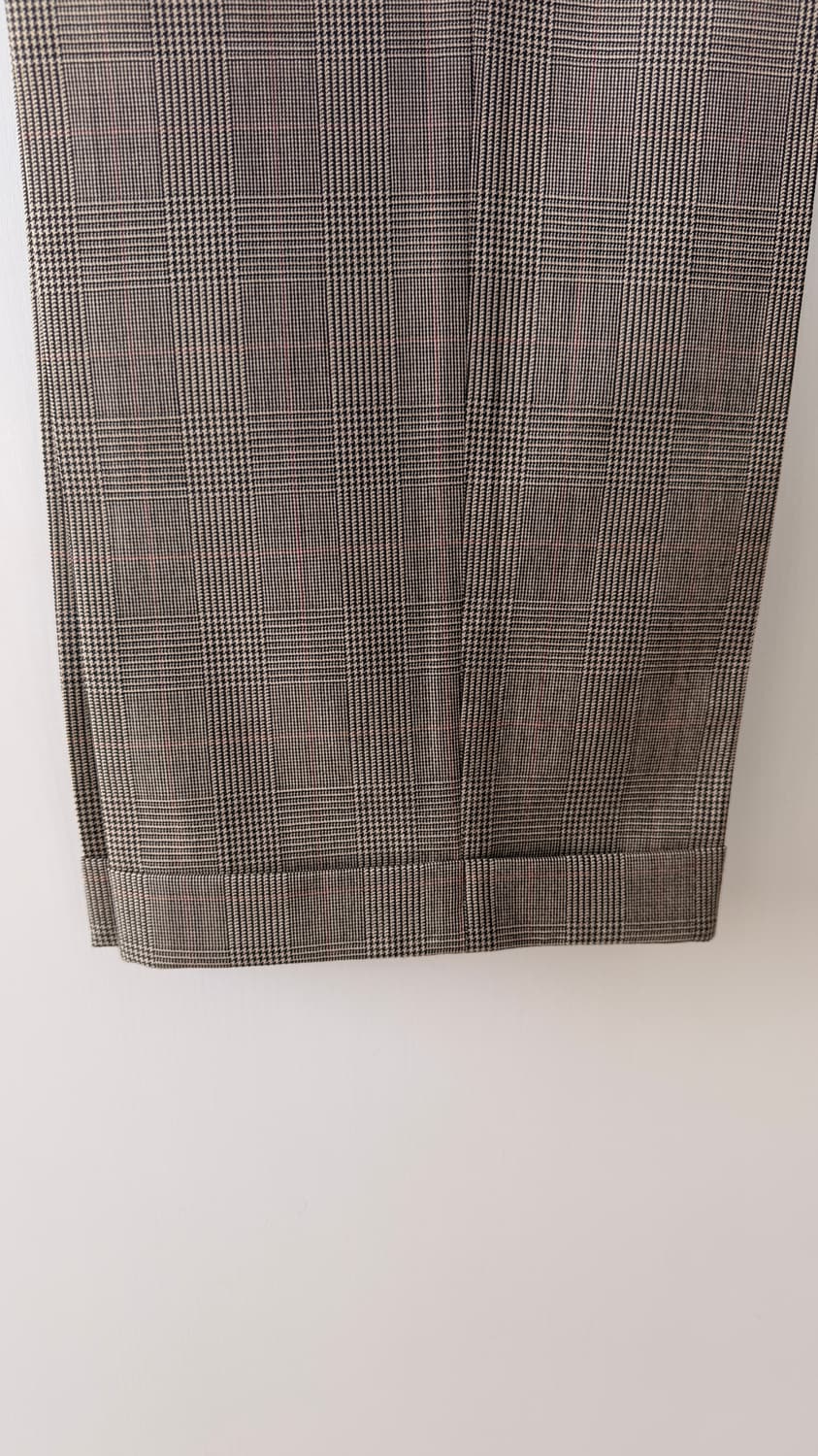 제이프레스 글렌체크 그레이 울 슬랙스 상품이미지6