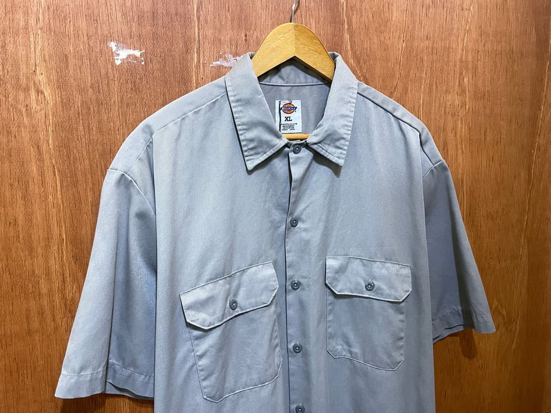 (XL) Dickies 디키즈 반팔 워크 셔츠 그레이  상품이미지4