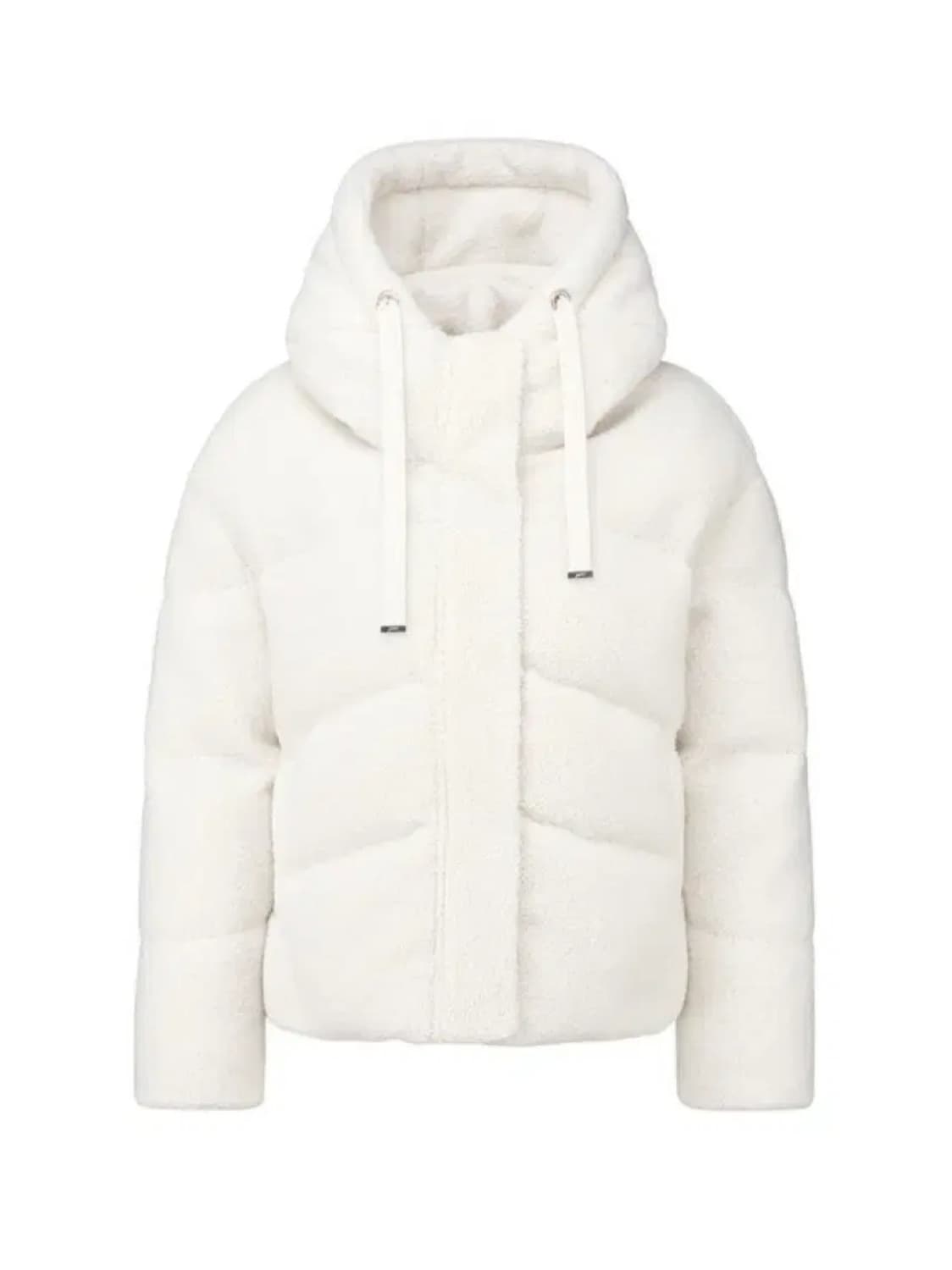 게스 뽀글이 후디 숏패딩 상품이미지1